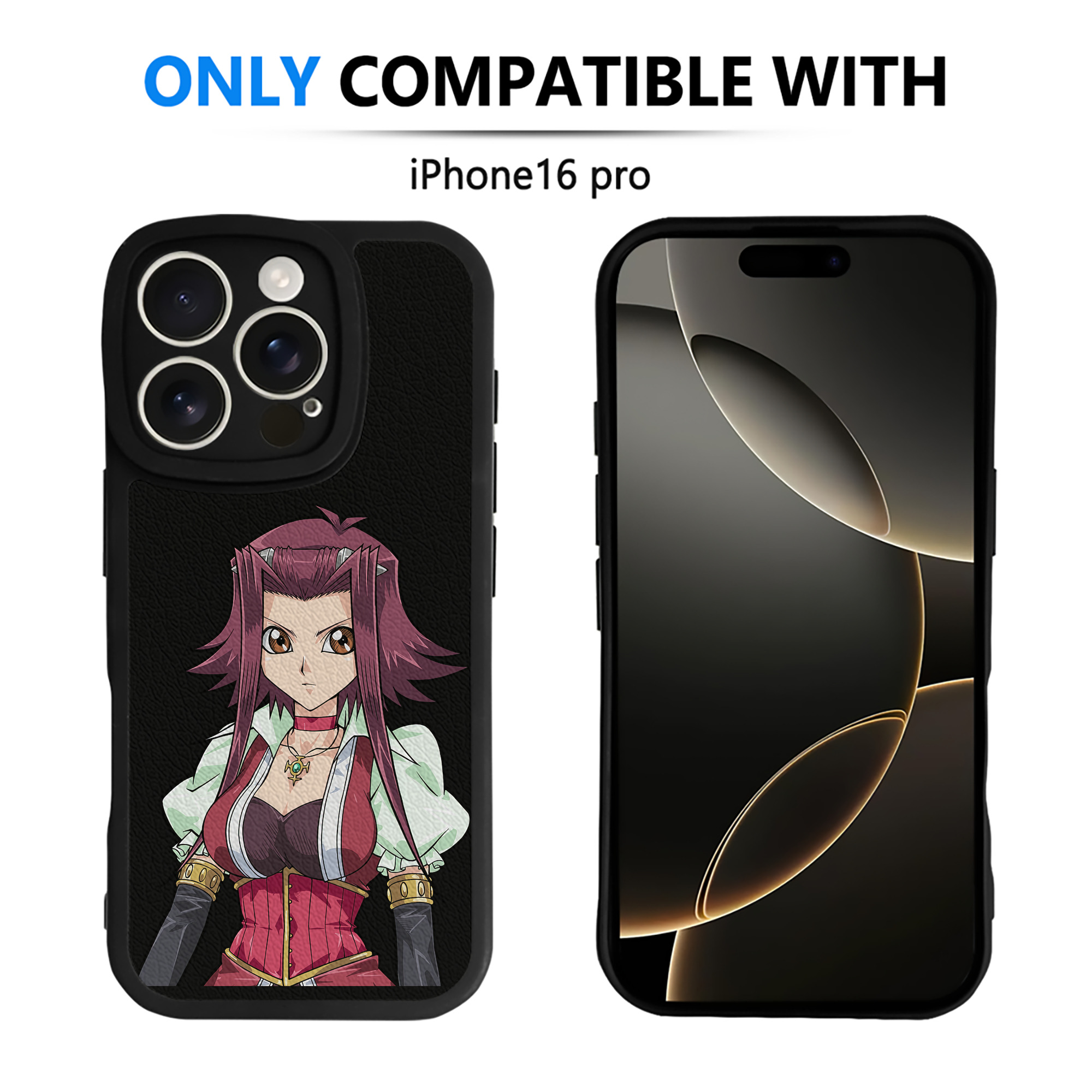 （画像用） 遊☆戯☆王 Yu-Gi-Oh! 【iPhone 16シリーズ対応】シリコンスマホケース（レザー調） 材質：シリコン